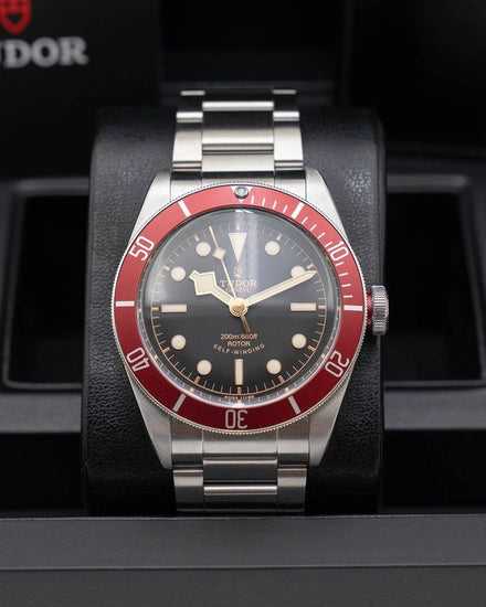 Tudor Black Bay Heritage "Smiley" 41MM Black Dial Steel Bracelet (79220R)
