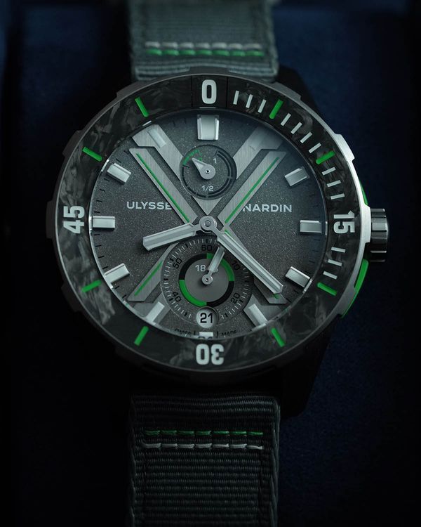 2023 Ulysse Nardin Diver "The Ocean Race" L.E. 44MM Grey Dial Textile Strap (1183-170LE-1A-TOR)