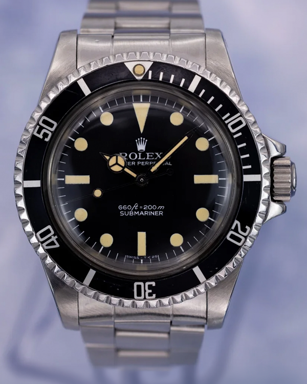 1977 Rolex Submariner No-Date 40MM Black Dial Oyster Bracelet (5513)