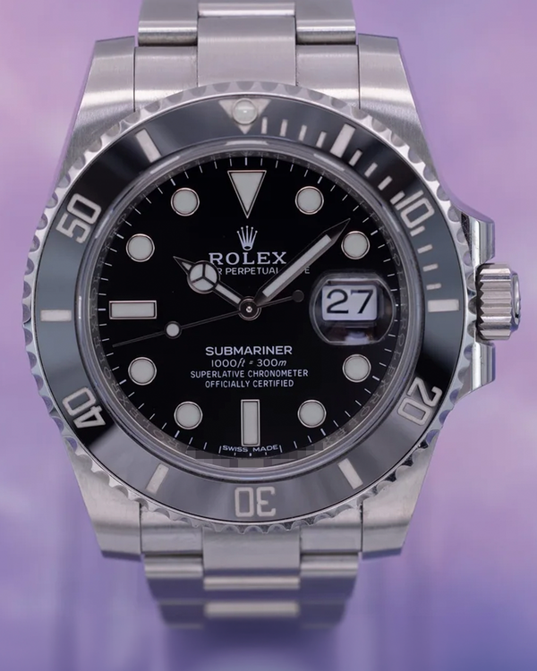 2020 Rolex Submariner Date 40MM Black Dial Oyster Bracelet (116610LN)