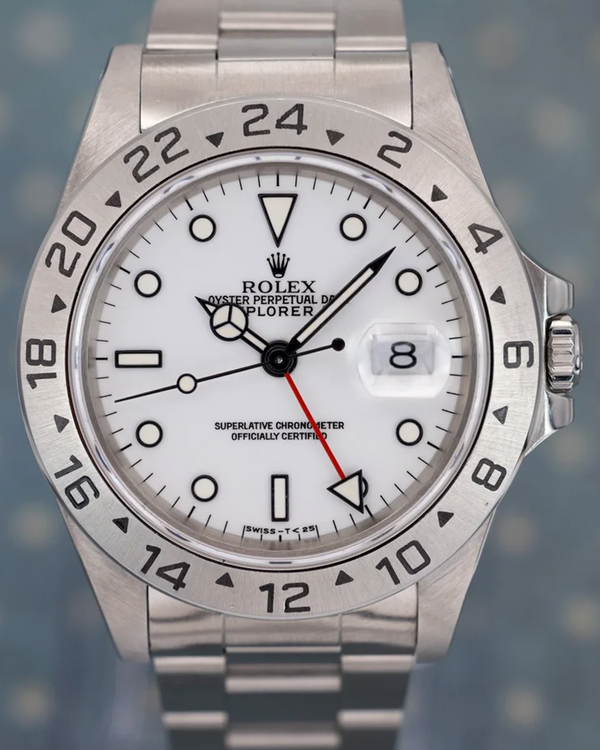1993 (S Serial) Rolex Explorer II "Polar" 40MM White Dial Oyster Bracelet (16570)