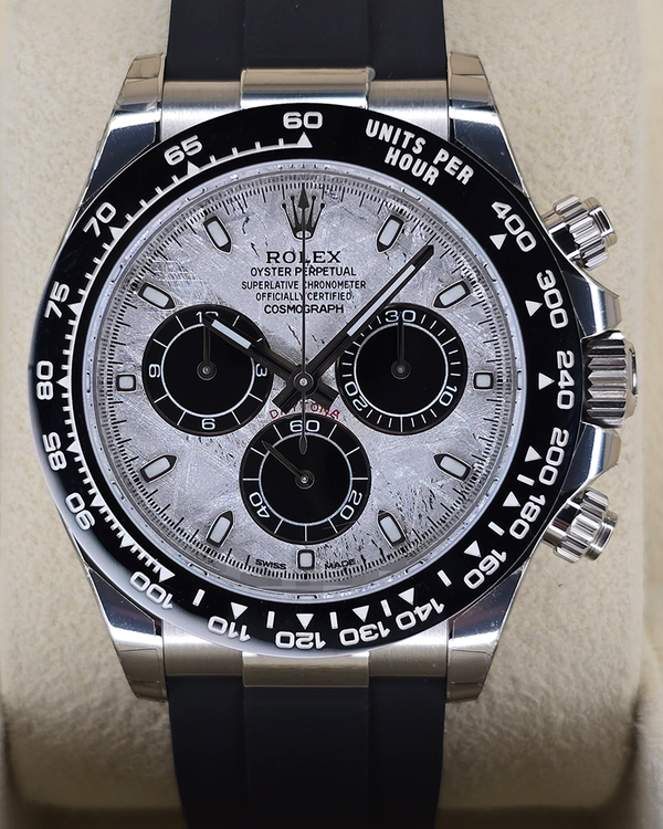 2022 Rolex Cosmograph Daytona 40MM Meteorite Dial Oysterflex Strap (116519LN)