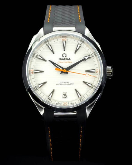 2018 Omega Seamaster Aqua Terra 150M 41MM Silver Dial Rubber Strap (220.12.41.21.02.002)
