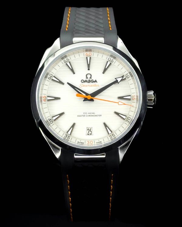 2018 Omega Seamaster Aqua Terra 150M 41MM Silver Dial Rubber Strap (220.12.41.21.02.002)