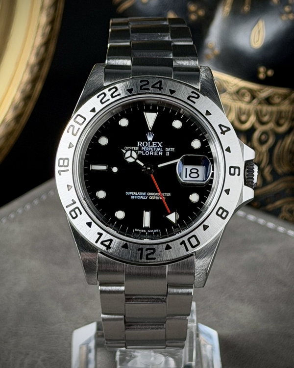 2003 Rolex Explorer II 40MM Black Dial Oyster Bracelet (16570)
