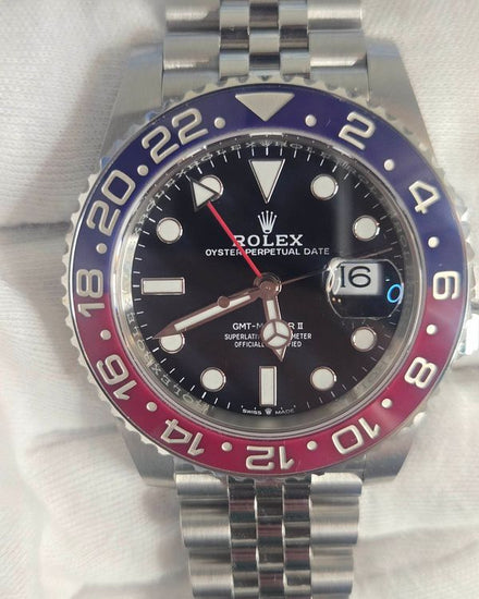 2025 Rolex GMT-Master II "Pepsi" 40MM Black Dial Jubilee Bracelet (126710BLRO)