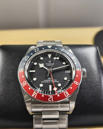 No Reserve - 2022 Tudor Black Bay GMT "Pepsi" 41MM Black Dial Steel Bracelet (79830RB)