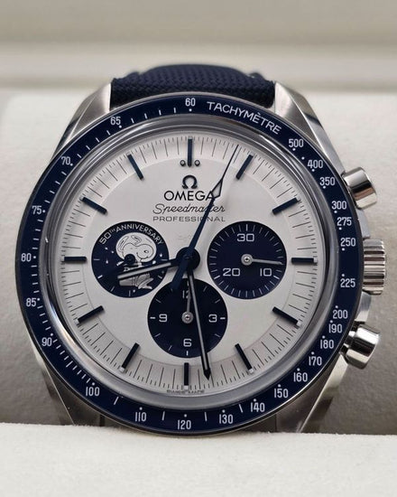 2026 Omega Speedmaster "Silver Snoopy Award" 42MM Silver Dial Textile Strap (310.32.42.50.02.001)