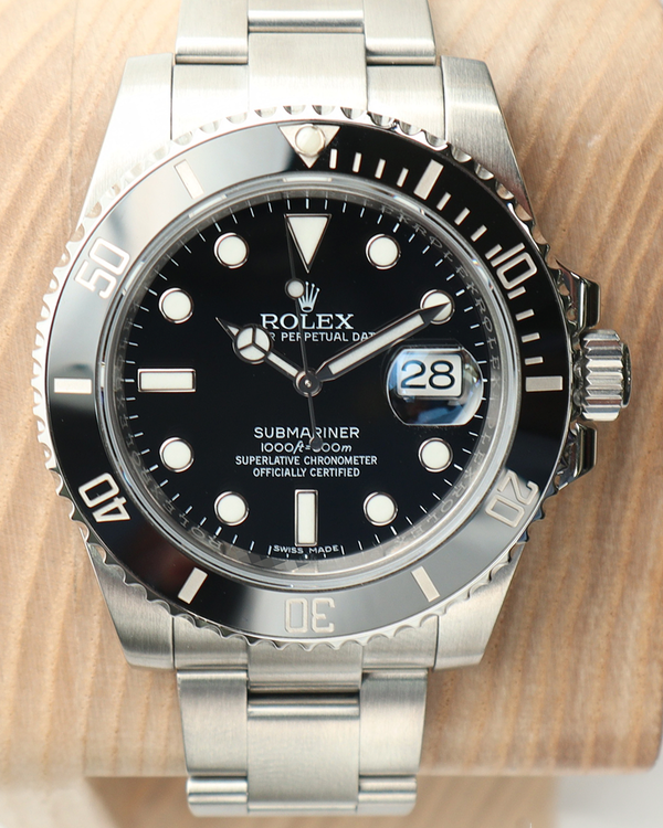 Rolex Submariner Date 40MM Black Dial Oyster Bracelet (116610LN)