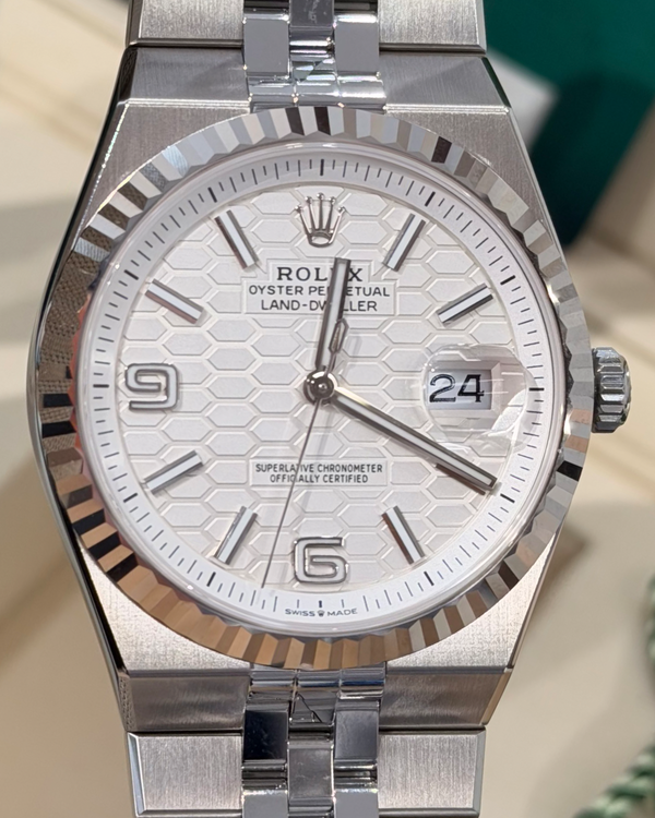 2026 Rolex Land-Dweller 40MM White Dial Flat Jubilee Bracelet (127334)