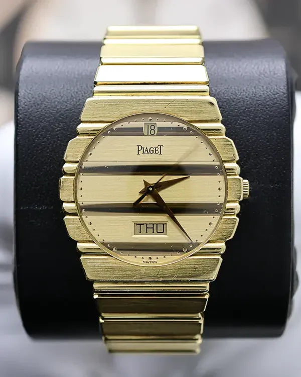 Piaget Polo 31MM Quartz Champagne Dial Yellow Gold Bracelet (15562C701)