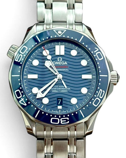 2020 Omega Seamaster Diver 300M 42MM Blue Dial Steel Bracelet (210.30.42.20.03.001)