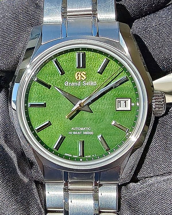 2026 Grand Seiko Heritage "Rikka" 40MM Green Dial Steel Bracelet (SBGH351G)