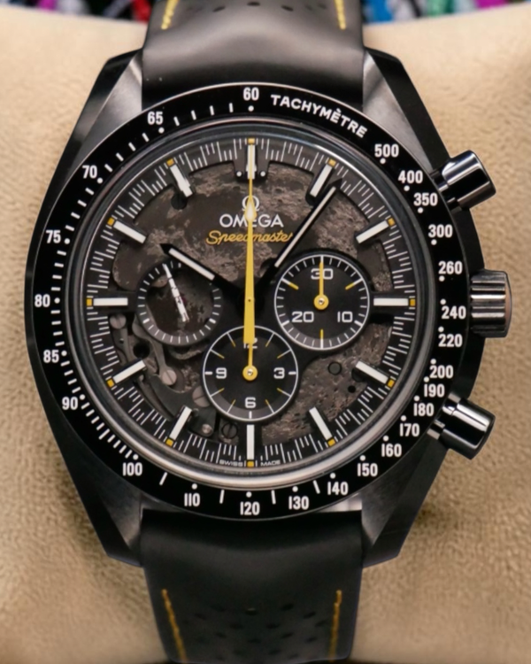 2024 Omega Speedmaster Dark Side of the Moon "Apollo 8" 44.25MM Black Dial Leather Strap (310.92.44.50.01.001)