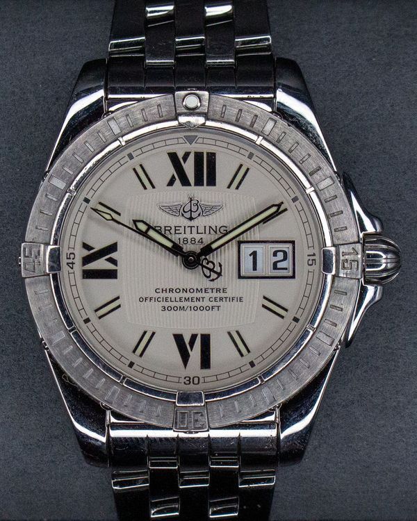 2010 Breitling Cockpit 41MM Silver Dial Steel Bracelet (A4935011/G654)