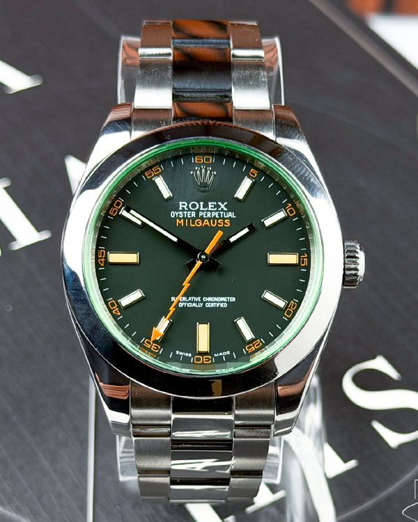 2010 Rolex Milgauss 40MM Black Dial Oyster Bracelet (116400GV)
