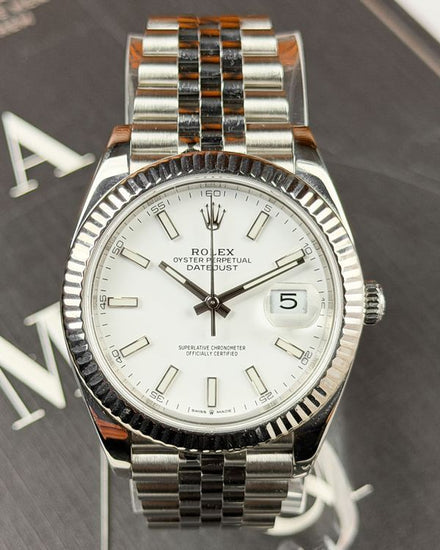 Rolex Datejust 41MM White Dial Jubilee Bracelet (126334)