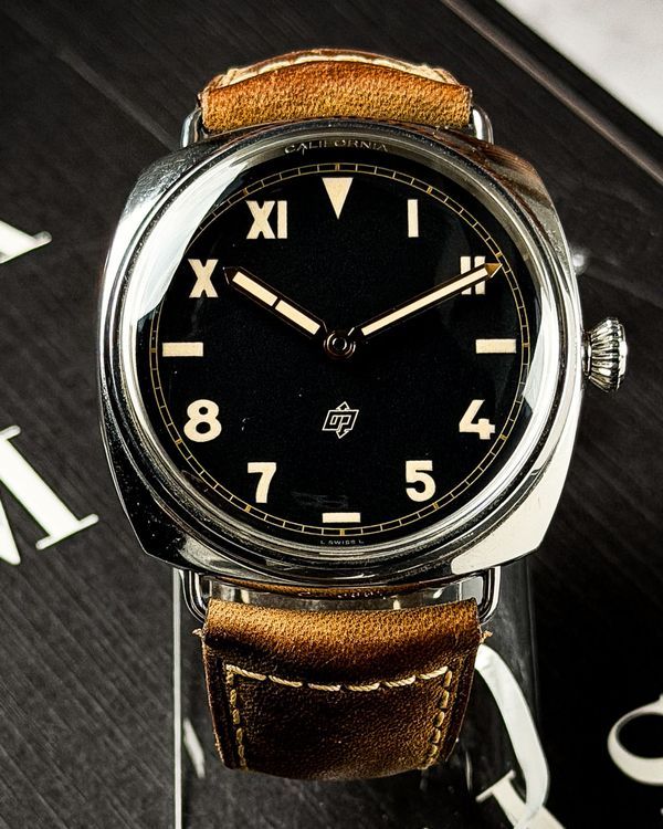 2015 Panerai Radiomir 3 Days 47MM Black "California" Dial Leather Strap (PAM00424)
