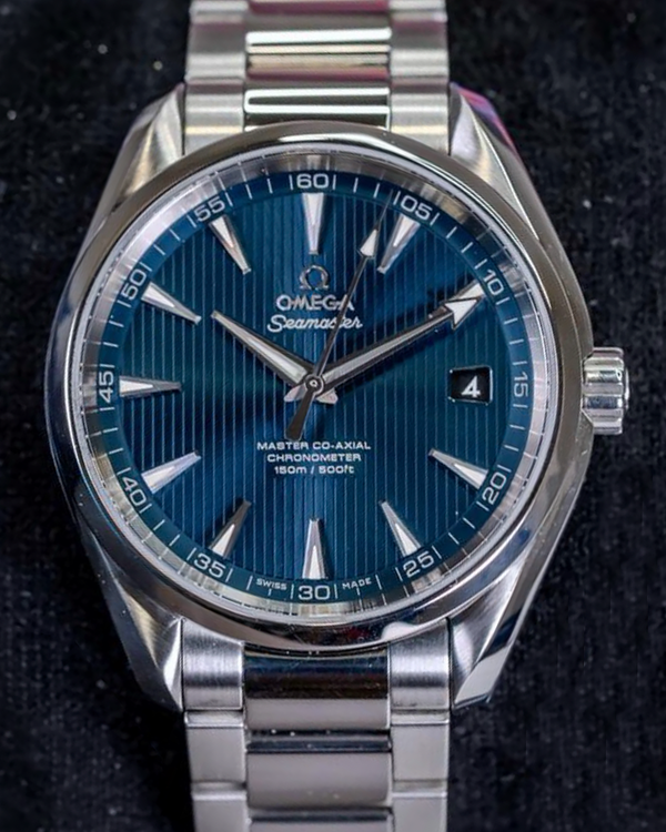 No Reserve - 2022 Omega Seamaster Aqua Terra 150M 41.5MM Blue Dial Steel Bracelet (231.10.42.21.03.003)