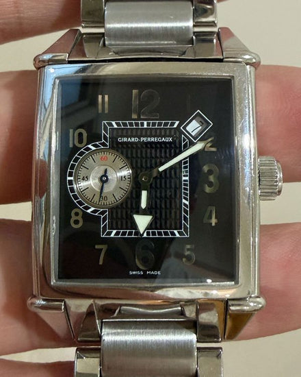 2020 Girard Perregaux Vintage 1945 32MM Black Dial Steel Bracelet (2583)