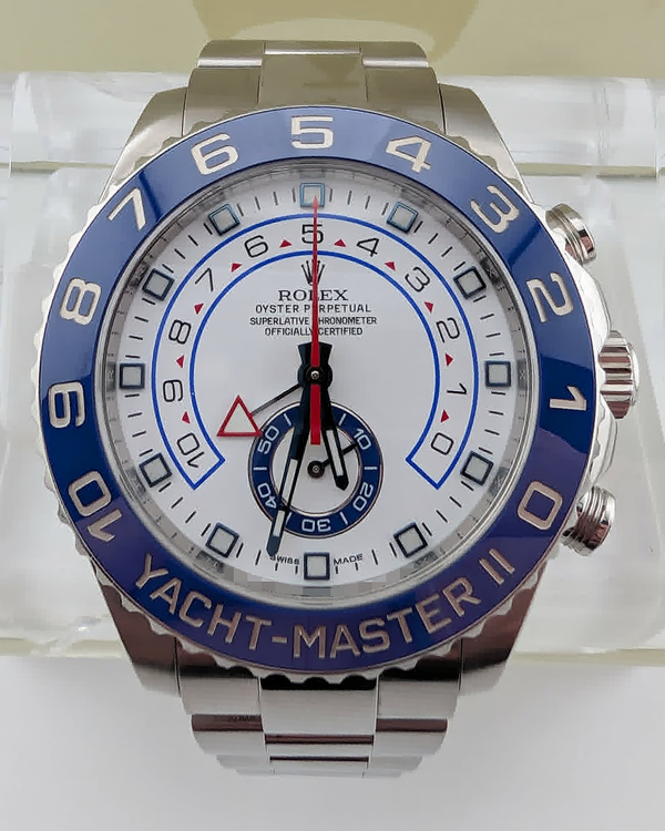 2014 Rolex Yacht-Master II 44MM White Dial Oyster Bracelet (116680)
