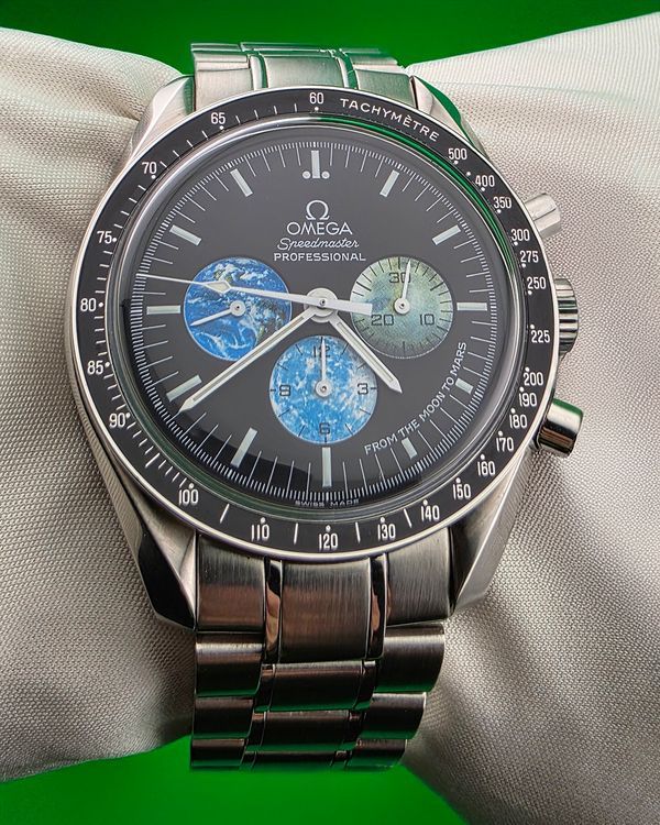 Omega Speedmaster Professional Moonwatch "From Moon to Mars" 42MM Black Dial Steel Bracelet (3577.50.00)