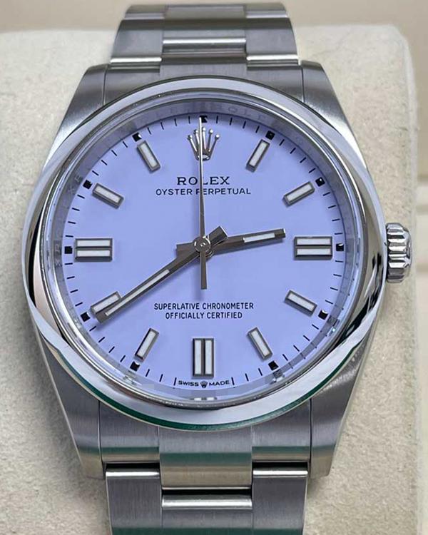 2025 Rolex Oyster Perpetual 36MM Lavender Dial Oyster Bracelet (126000)