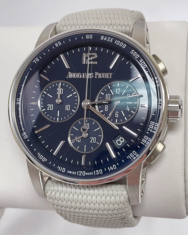 2024 Audemars Piguet Code 11.59 Chronograph 41MM Black Dial Textile Strap (26393BC.OO.A321CR.01)