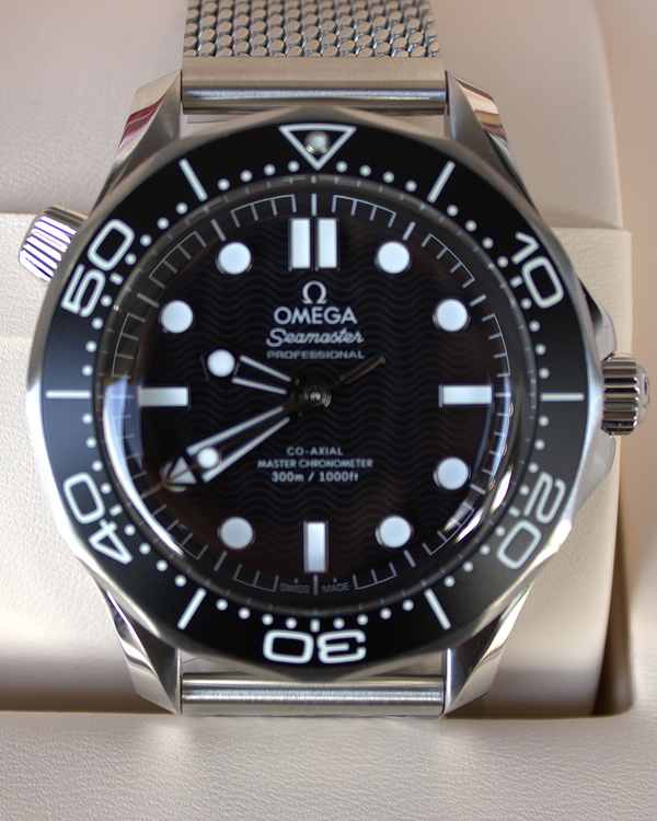 Omega Seamaster Diver 300M 42MM Black Dial Steel Bracelet (210.30.42.20.01.010)