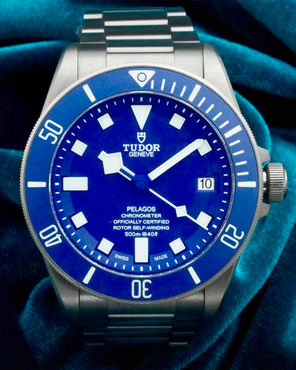No Reserve - 2016 Tudor Pelagos 42MM Blue Dial Titanium Bracelet (25600TB)