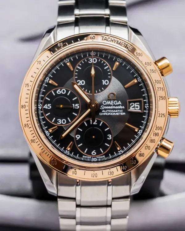 Omega Speedmaster Date L.E. 40MM Black Dial Steel Bracelet (323.30.40.40.01.001)