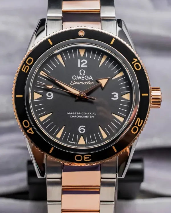 2023 Omega Seamaster 300 41MM Black Dial Two-Tone Bracelet (233.20.41.21.01.001)