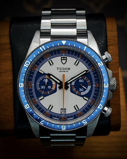 No Reserve - 2020 Tudor Heritage Chrono 42MM White Dial Steel Bracelet (70330B)