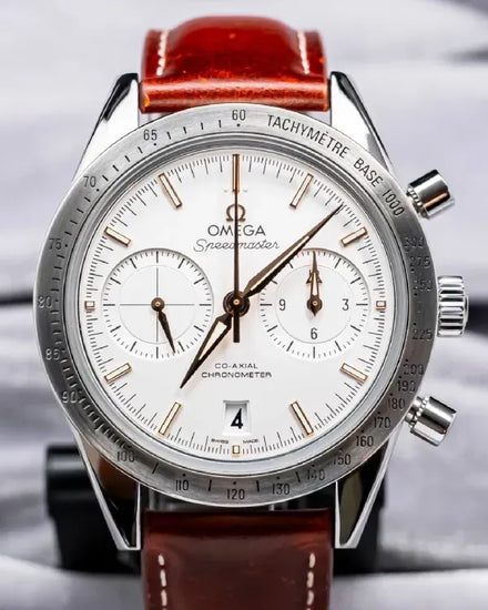 2024 Omega Speedmaster '57 41.5MM Silver Dial Leather Strap (331.12.42.51.02.002)