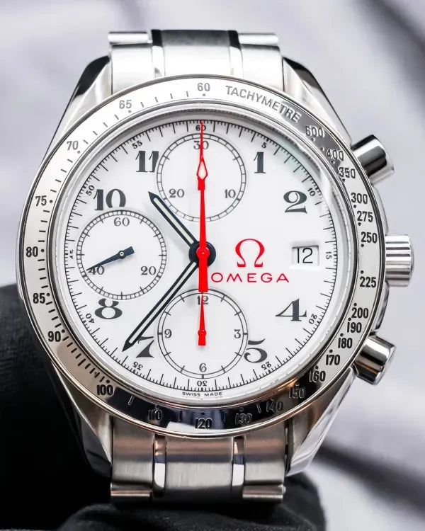 Omega Speedmaster Date “Olympic Collection” 39MM White Dial Steel Bracelet (3515.20)