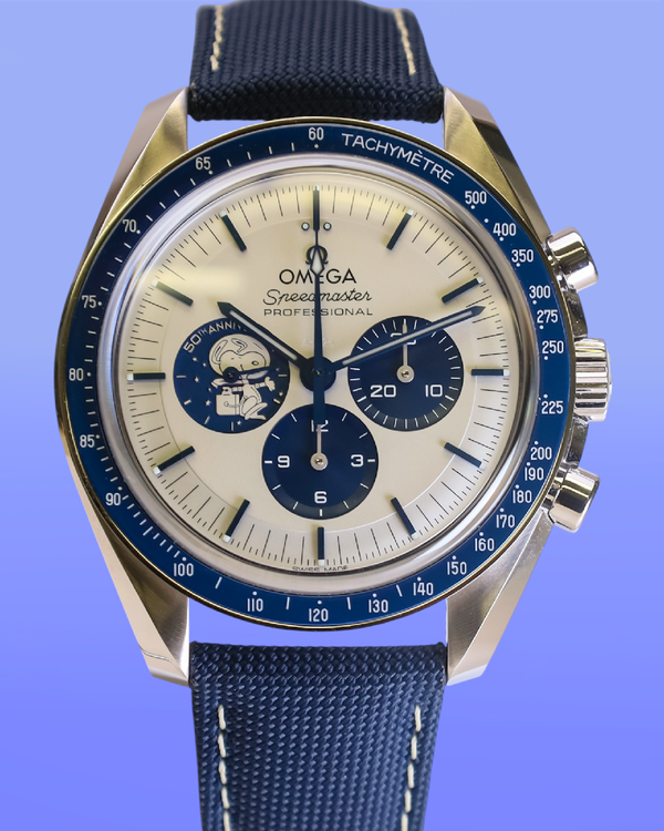 2026 Omega Speedmaster Anniversary Series “Silver Snoopy Award” 42MM Silver Dial Textile Strap (310.32.42.50.02.001)