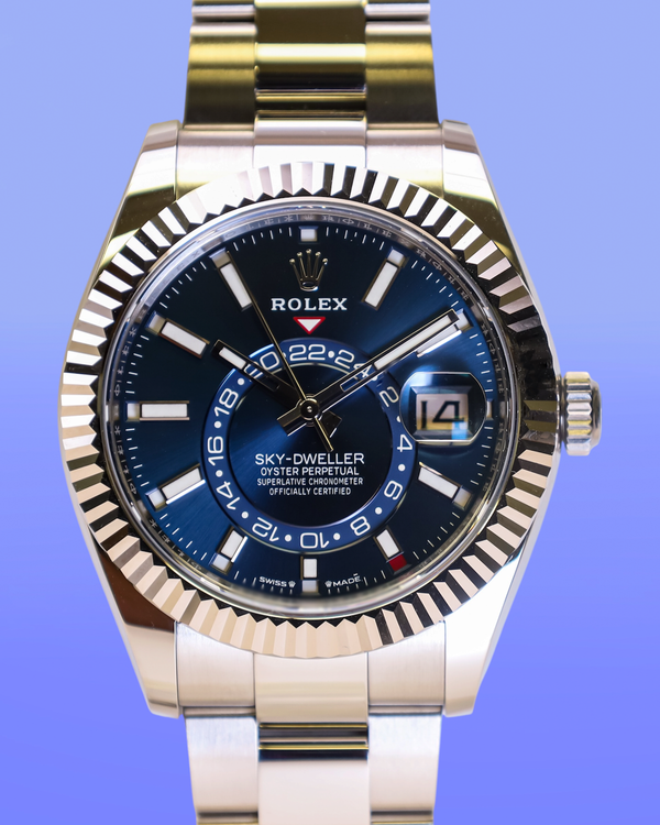 2026 Rolex Sky-Dweller 42MM Blue Dial Oyster Bracelet (336934)