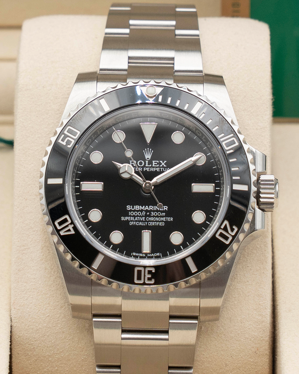 2018 Rolex Submariner No-Date 40MM Black Dial Oyster Bracelet (114060)