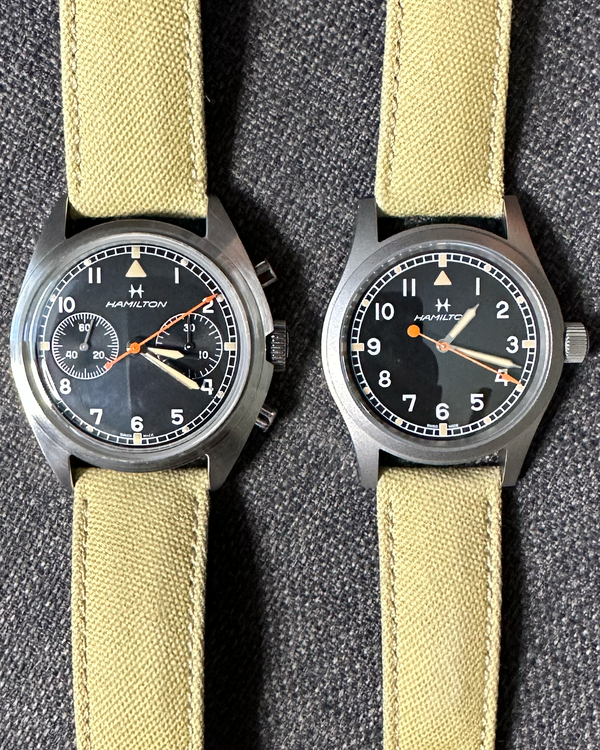 2022 Hamilton Khaki Field Pioneer "Hodinkee" L.E. Bundle 2/2 40MM Black Dial Textile Strap (H89429930)