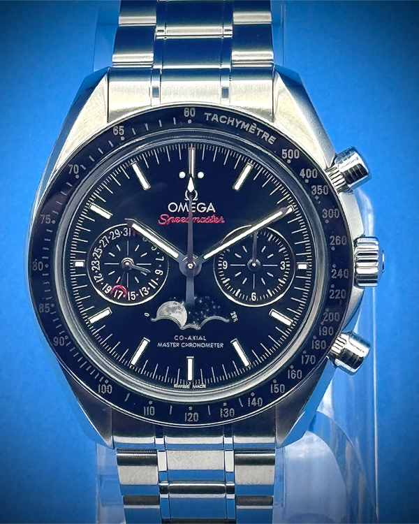 2020 Omega Speedmaster Moonphase 44.25MM Black Dial Steel Bracelet (304.30.44.52.01.001)