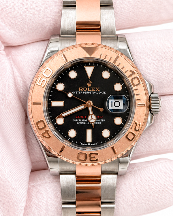 2020 Rolex Yacht-Master 40MM Black Dial Two-Tone Oyster Bracelet (126621)