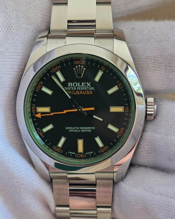 2020 Rolex Milgauss 40MM Black Dial Oyster Bracelet (116400GV)