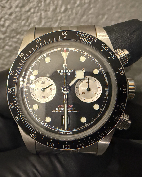 2025 Tudor Black Bay Chrono 41MM Black Dial Steel Bracelet (79360N)