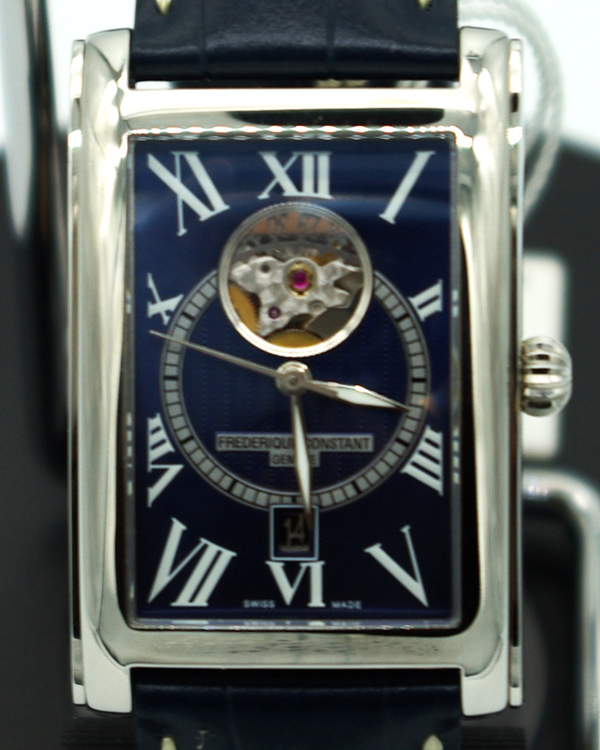 2024 Frederique Constant Classics 47MM Blue Dial Leather Strap (FC-315DNS4C26)