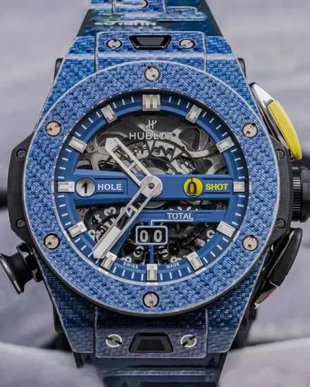 Hublot Big Bang Unico Golf L.E. 45MM Skeleton Dial Leather Strap (416.YL.5120.VR)
