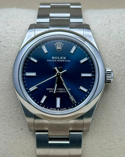 2025 Rolex Oyster Perpetual 31MM Blue Dial Oyster Bracelet (277200)
