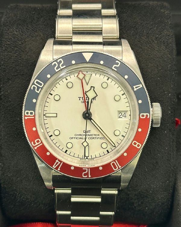 2026 Tudor Black Bay GMT "Pepsi" 41MM White Dial Steel Bracelet (79830RB)