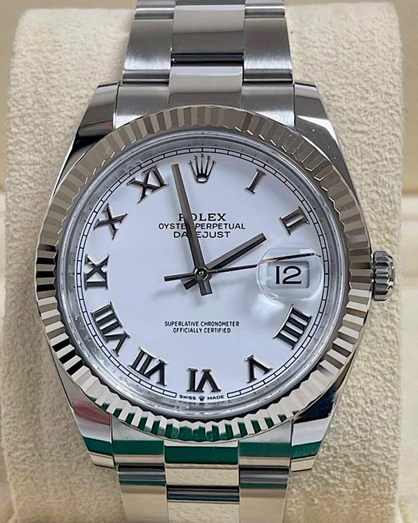 2026 Rolex Datejust 41MM White Dial Oyster Bracelet (126334)