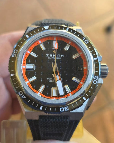 2024 Zenith Defy Extreme Diver 42.5MM Black Dial Rubber Strap (95.9600.3620/21.I300)