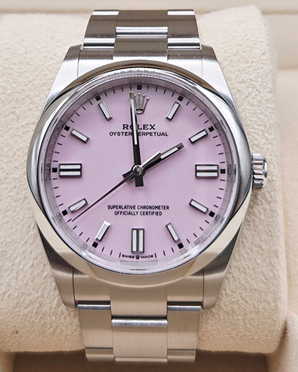 2025 Rolex Oyster Perpetual 36MM Pink Dial Oyster Bracelet (126000)
